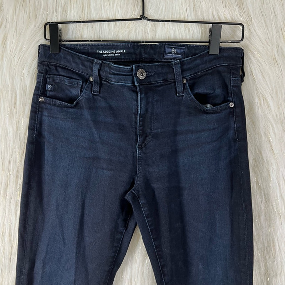 AG Adriano Goldschmied Womens The Legging Ankle Skinny Jeans Blue Stretch 28 - Picture 2 of 9